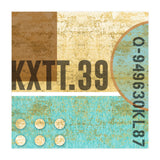 Abstract Industrial Sand And Blue (Print Only) thumbnail