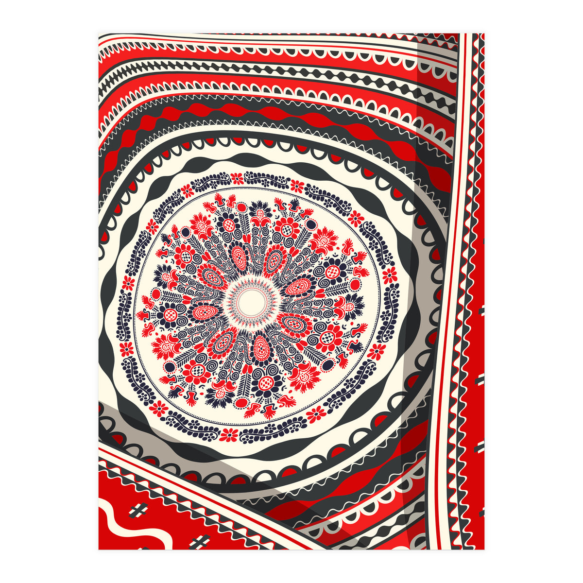 Romanian embroidery background 20 (Print Only)