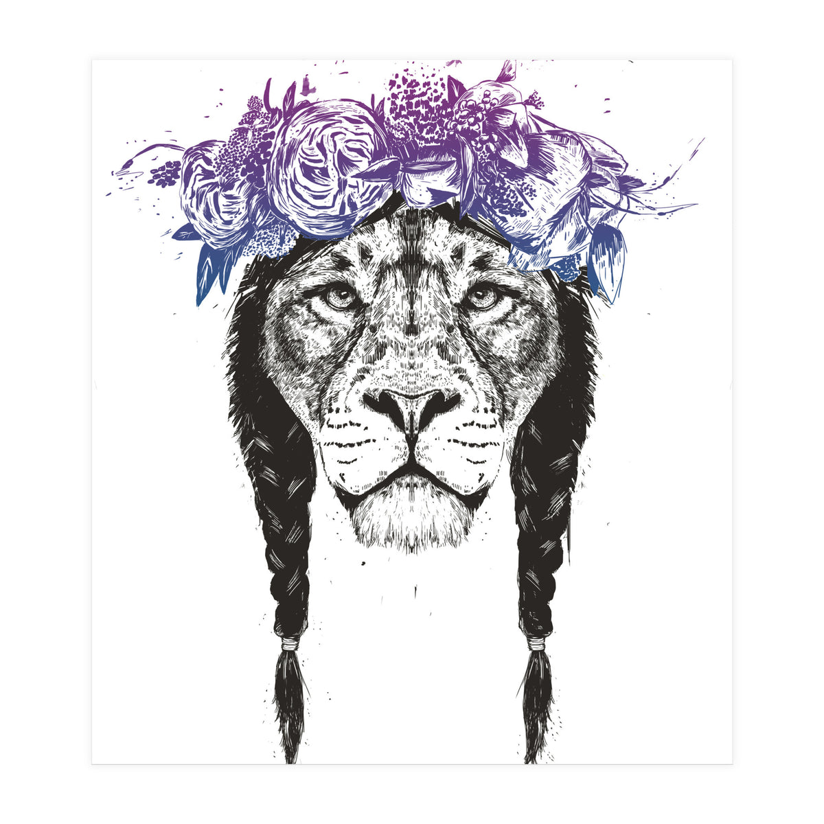 King Of Lion (Print Only)