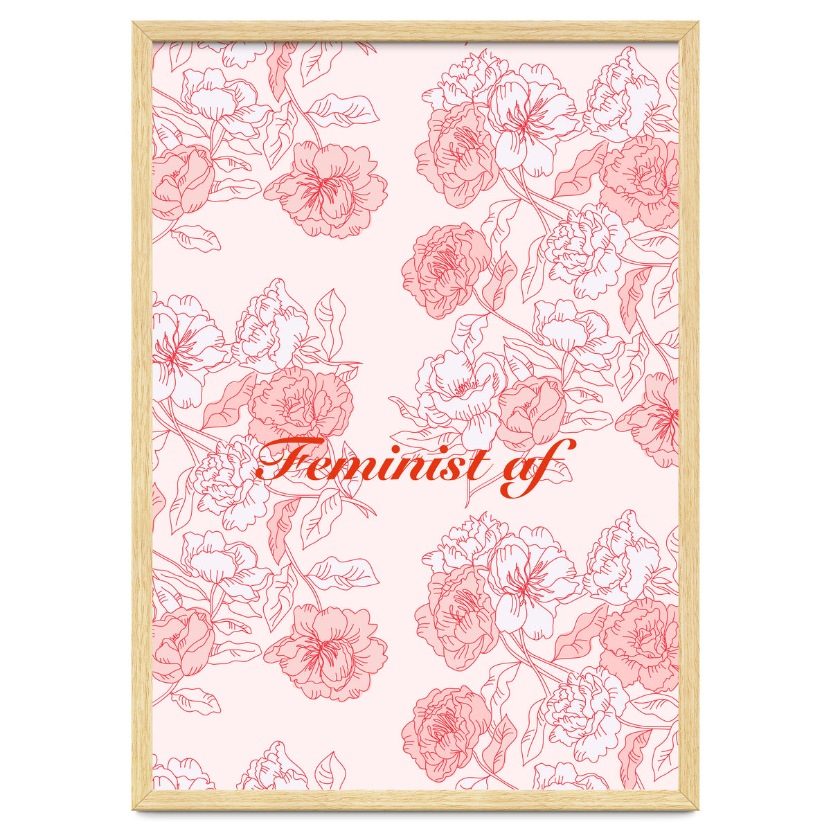 Flowers Feminist Millenialprint