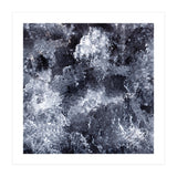 Modern Black White Acrylic Paint Brushstroke Ocean Waves (Print Only) thumbnail