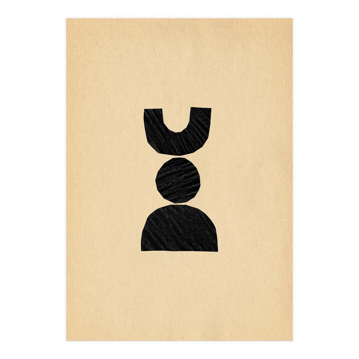 Abstract balancing shapes (Print Only)