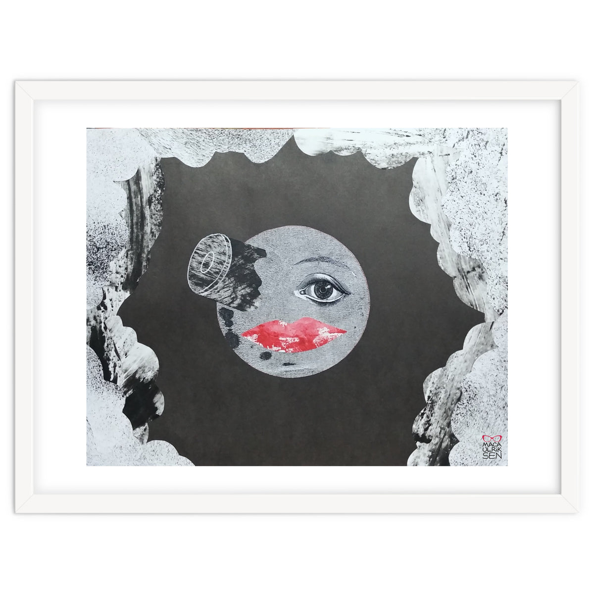 Voyage dans la lune collage