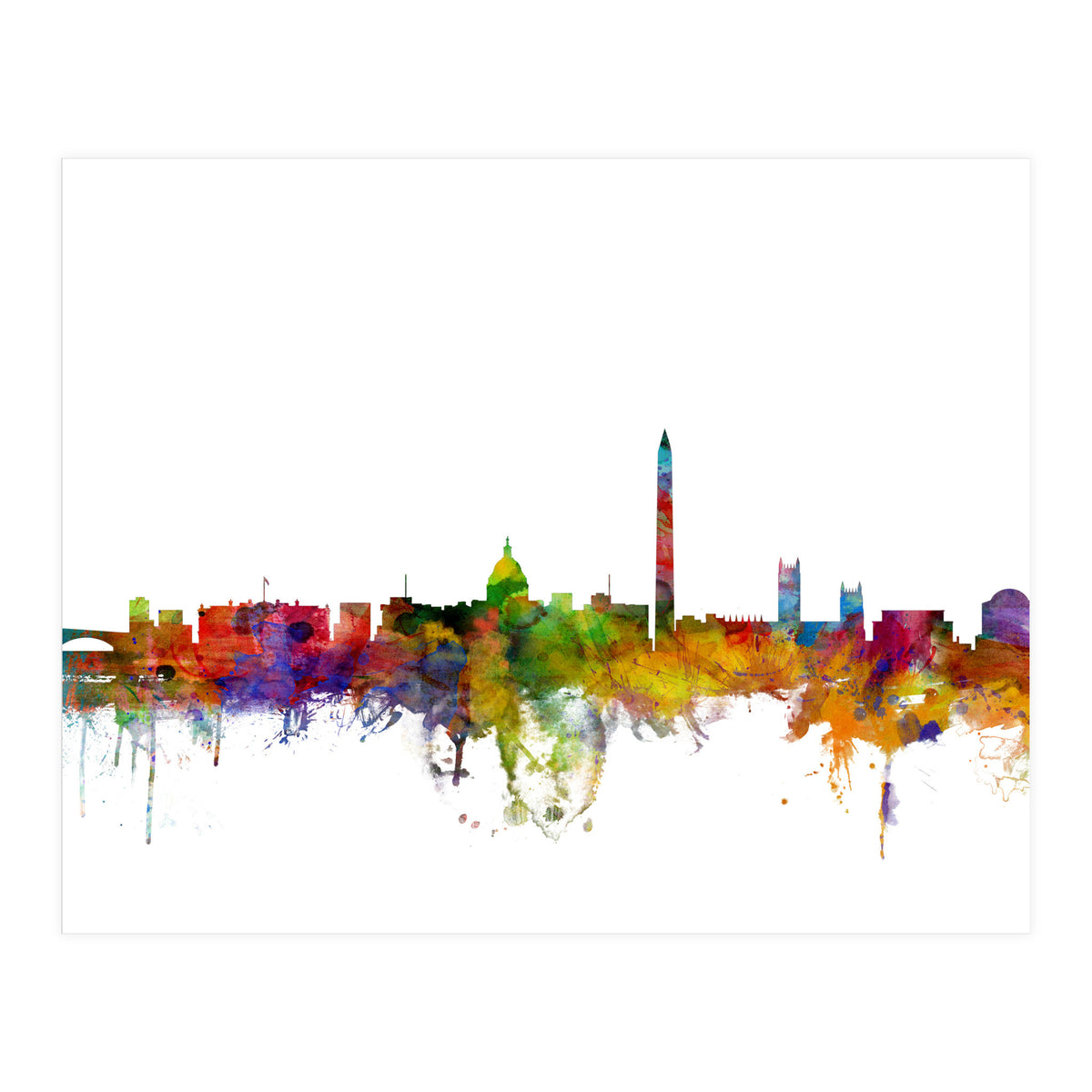 Washington DC Skyline (Print Only)