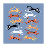 Cats Leaping (Print Only) thumbnail
