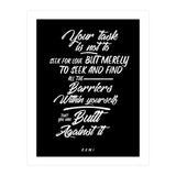Don't Seek For Love - Rumi Quote Typography (Print Only) thumbnail