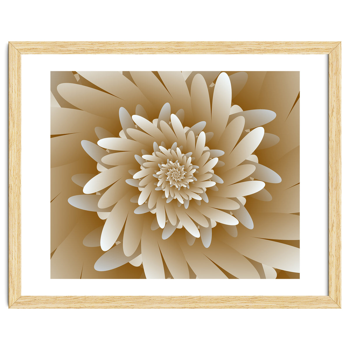 Abstract Digital Floral ART