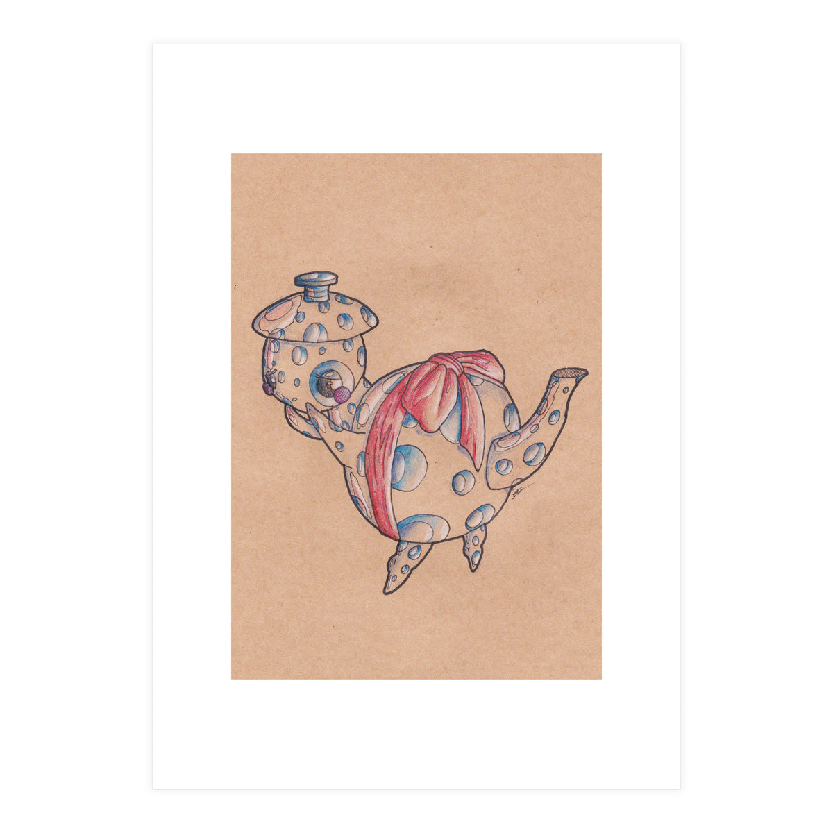 Tea Pot Present (Print Only)