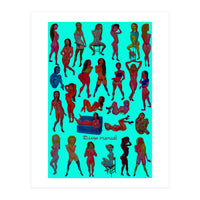 Chicas 3d 18 (Print Only)