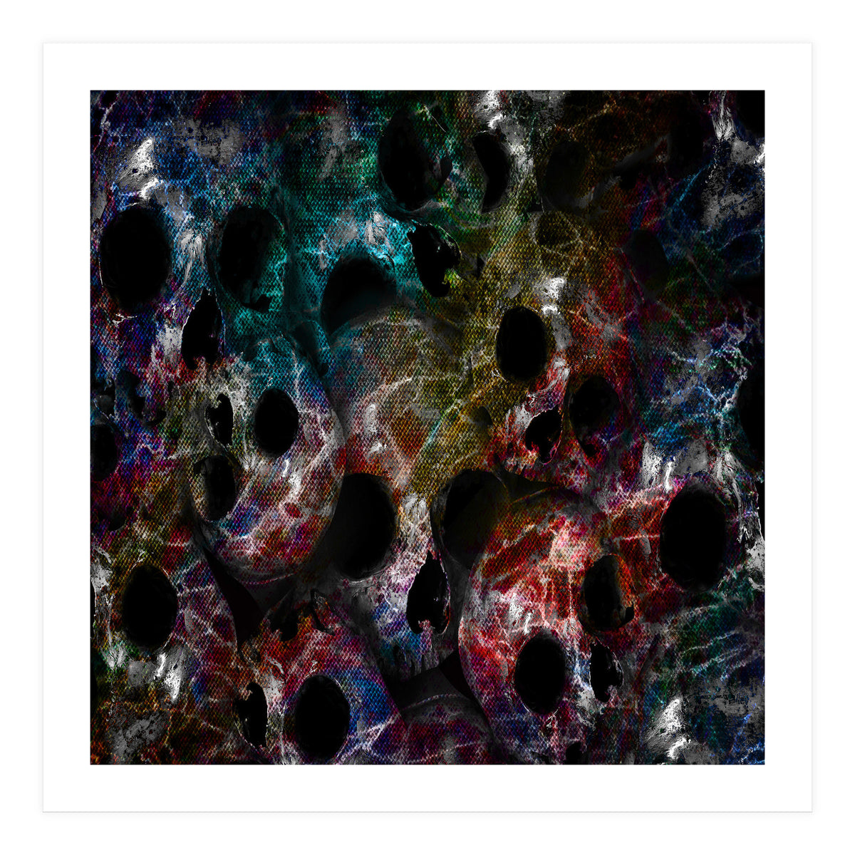 Skulls Colors (Print Only)