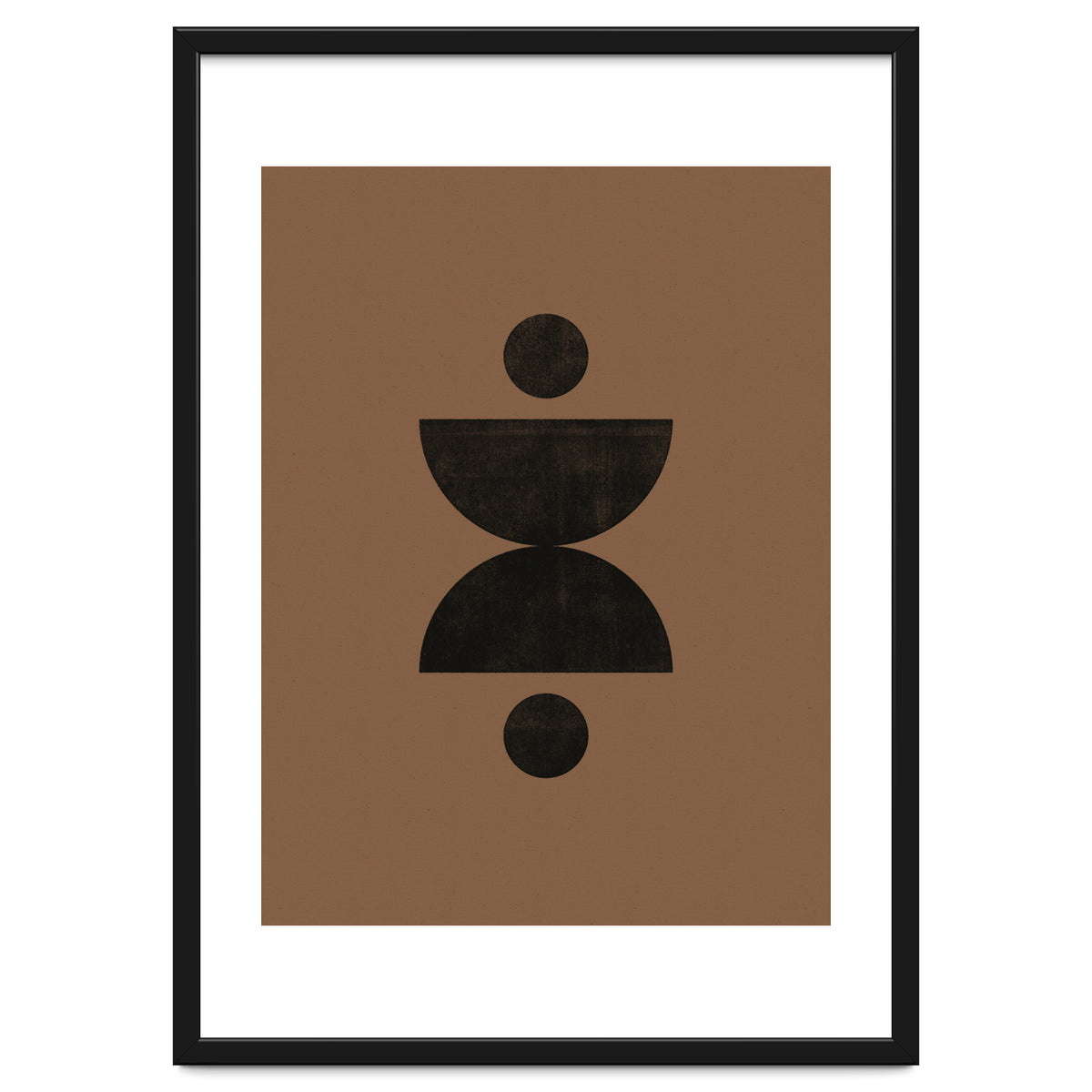 Mid-Century Modern No.27 - Woodblock Print