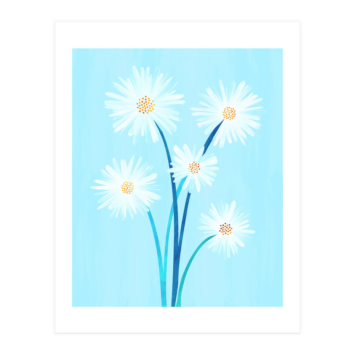 Ice Daisies (Print Only)