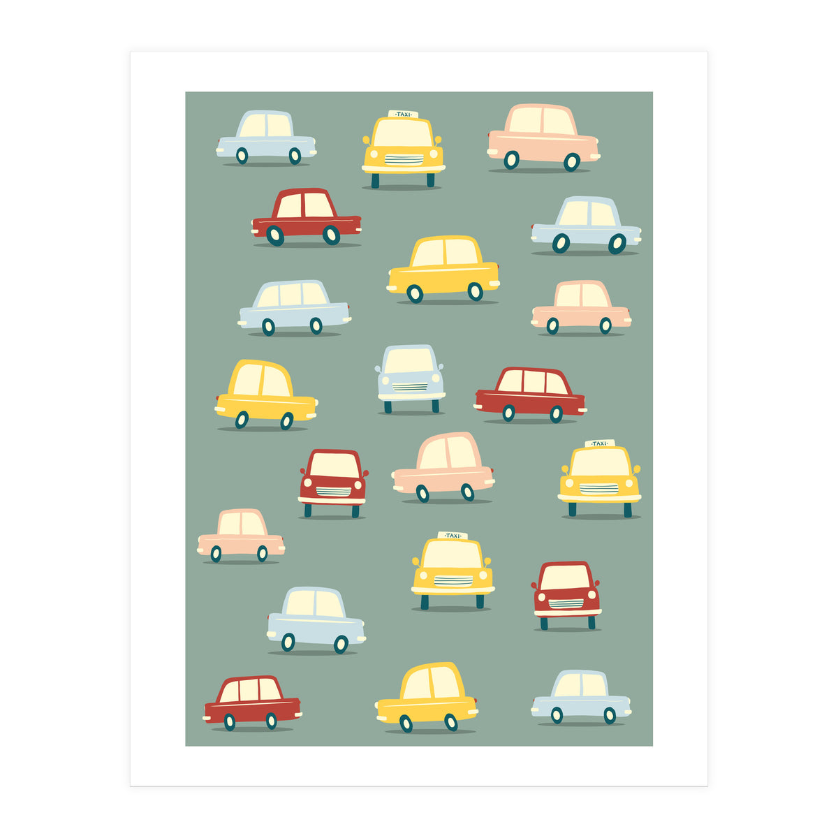 Vintage Cars (Print Only)