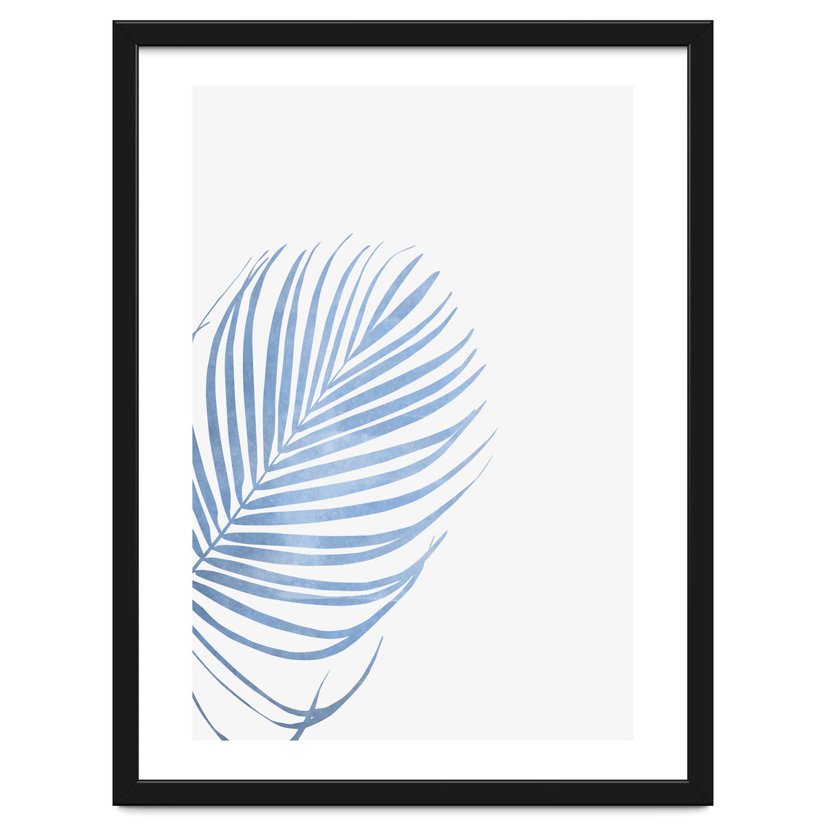 Blue Palm Leaf