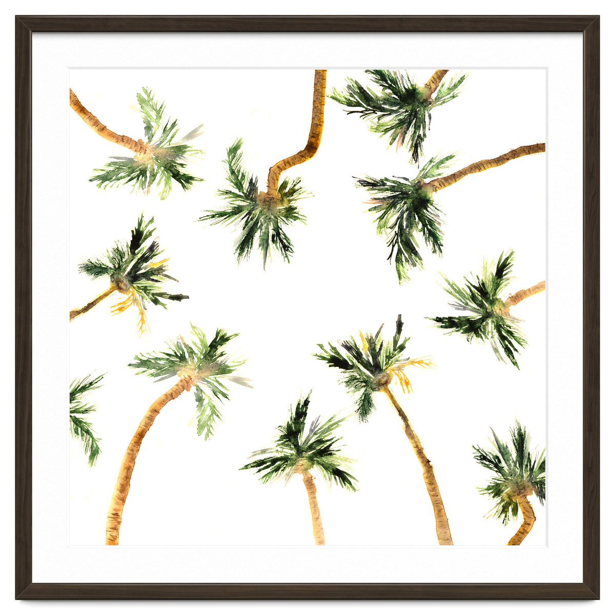 Under the coconut palms || watercolor