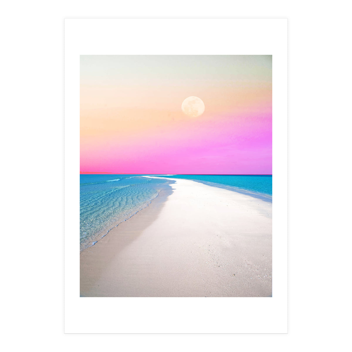 Ocean & Moon II (Print Only)