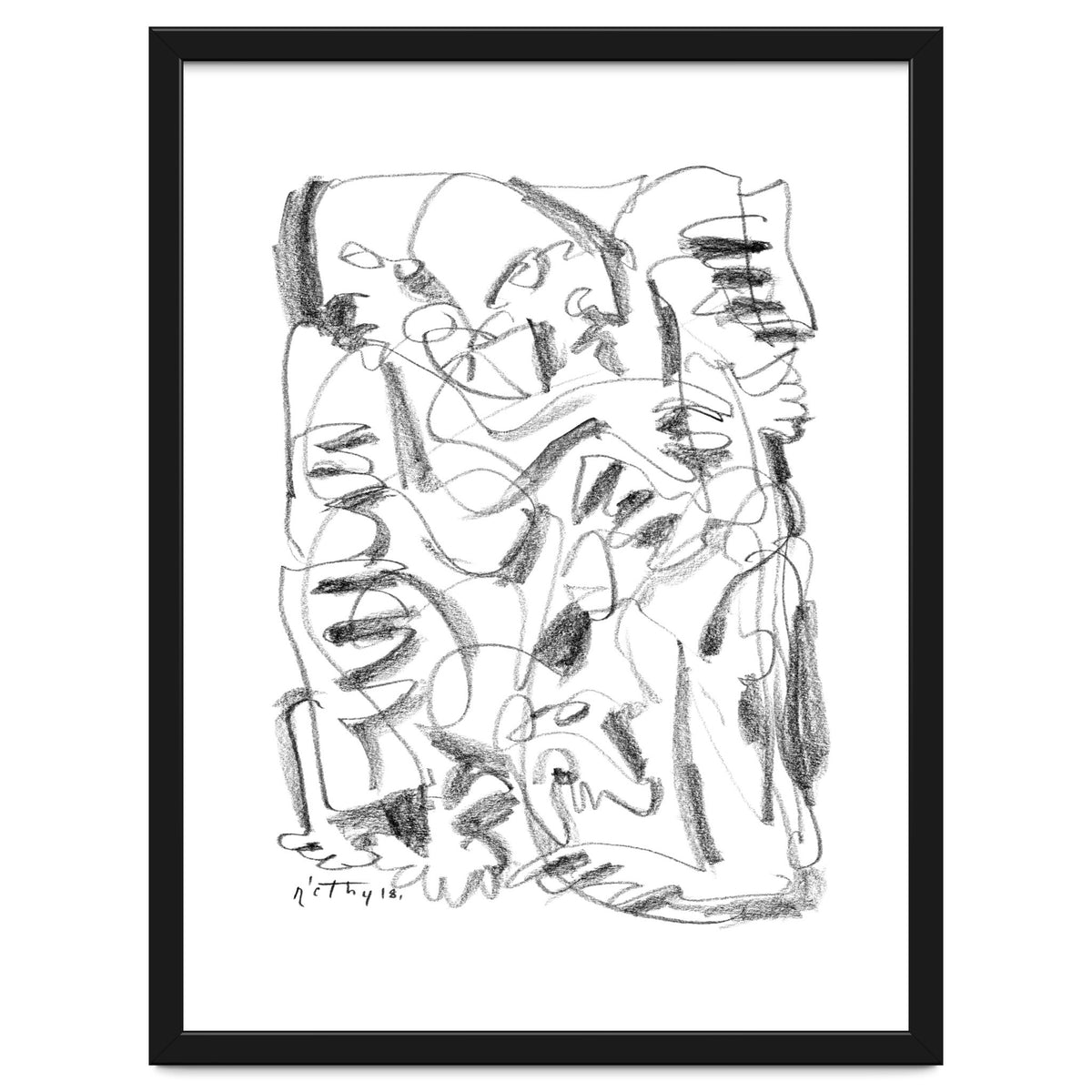 Out of the Shadows - b&w