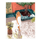 Soaking up the Sun | Bohemian woman Palace Architecture | Buildings Travel Fashion Urban Jungle (Print Only) thumbnail