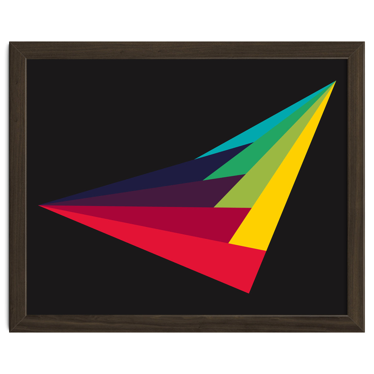 Geometric Shapes No. 40 - rainbow