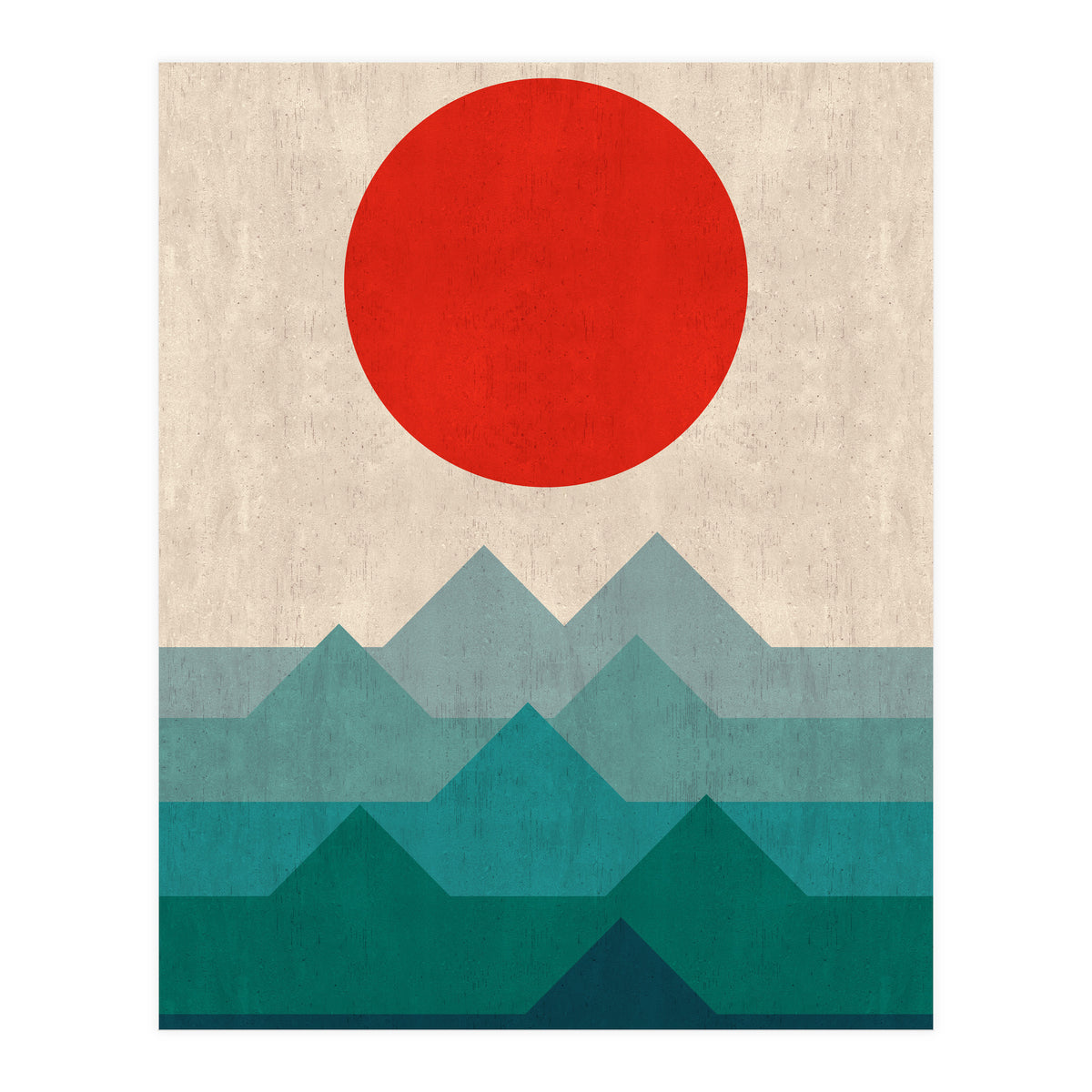 Geometric landscape I (Print Only)