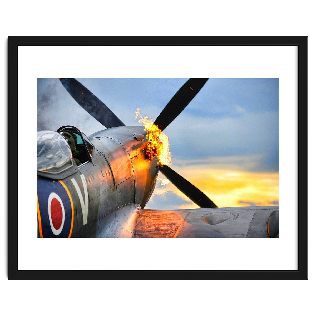 Spitfire Fighter Aircraft 'hot Starting'