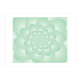 Pastel Colors Flower Pattern Set Green (Print Only) thumbnail