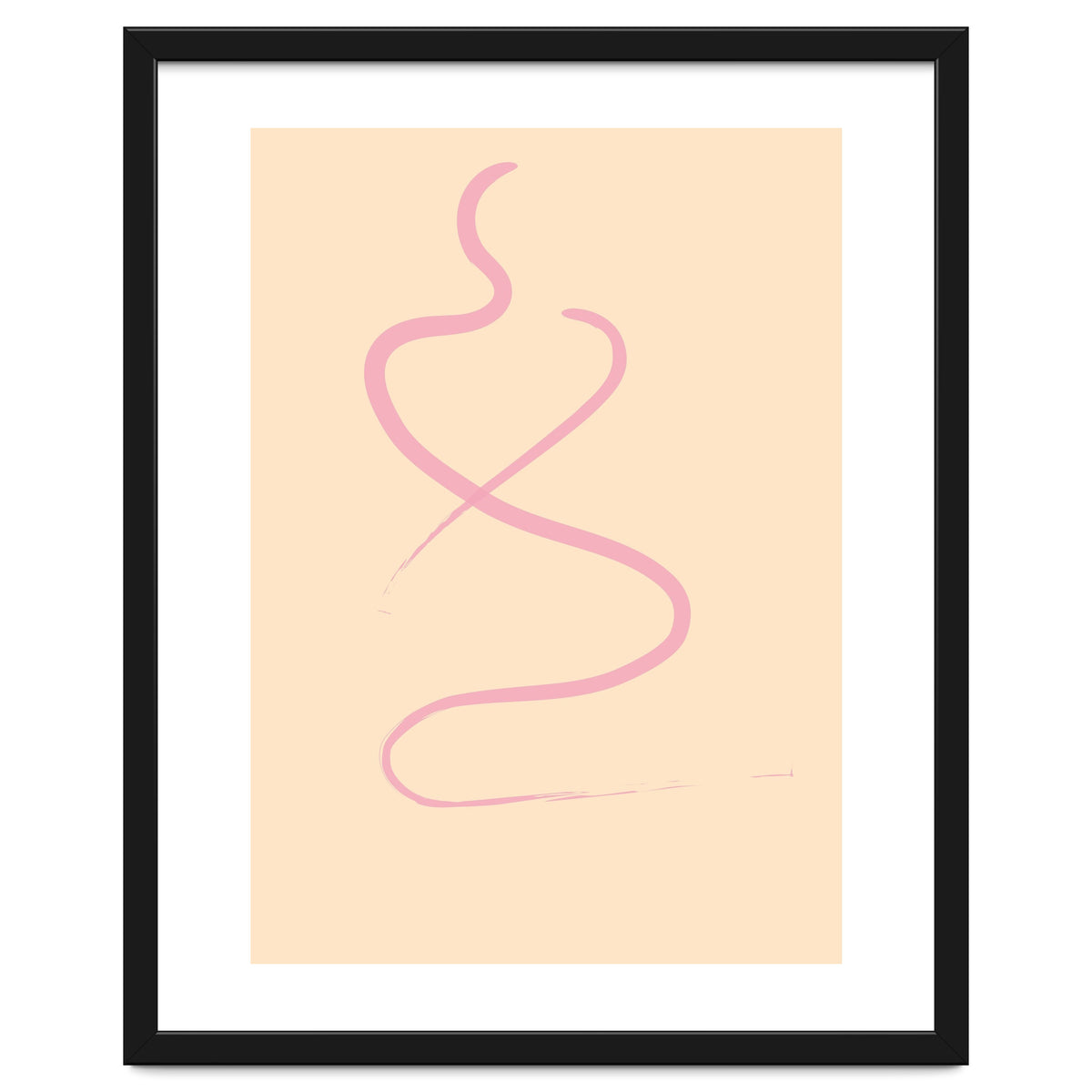 Seated line drawing No 2