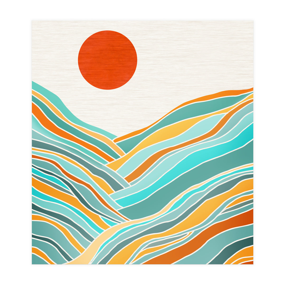 Sunset Landscape (Print Only)