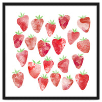 Strawberries Watercolor