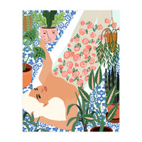 Moroccan Bath With Plants (Print Only)