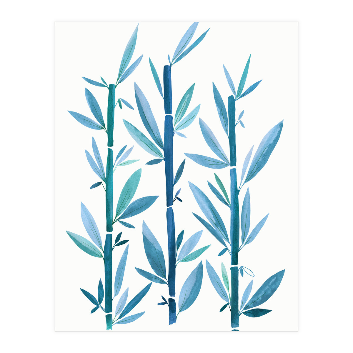 Blue Bamboo (Print Only)
