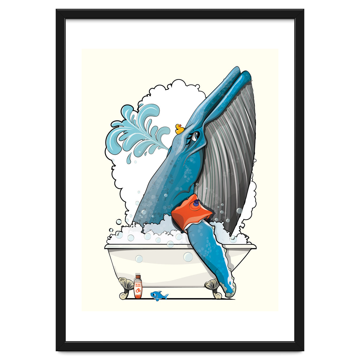 Blue Whale in the Bath
