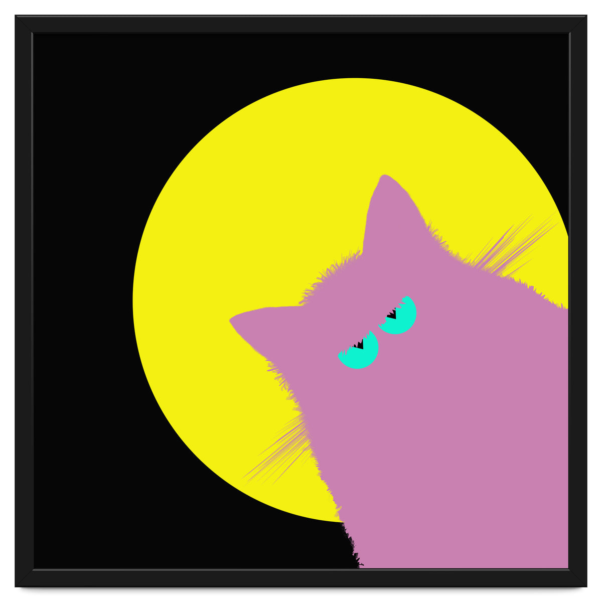 Full Moon Lilac Cat