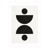 ABSTRACT AND GEOMETRIC SHAPES 02BW (Print Only) thumbnail