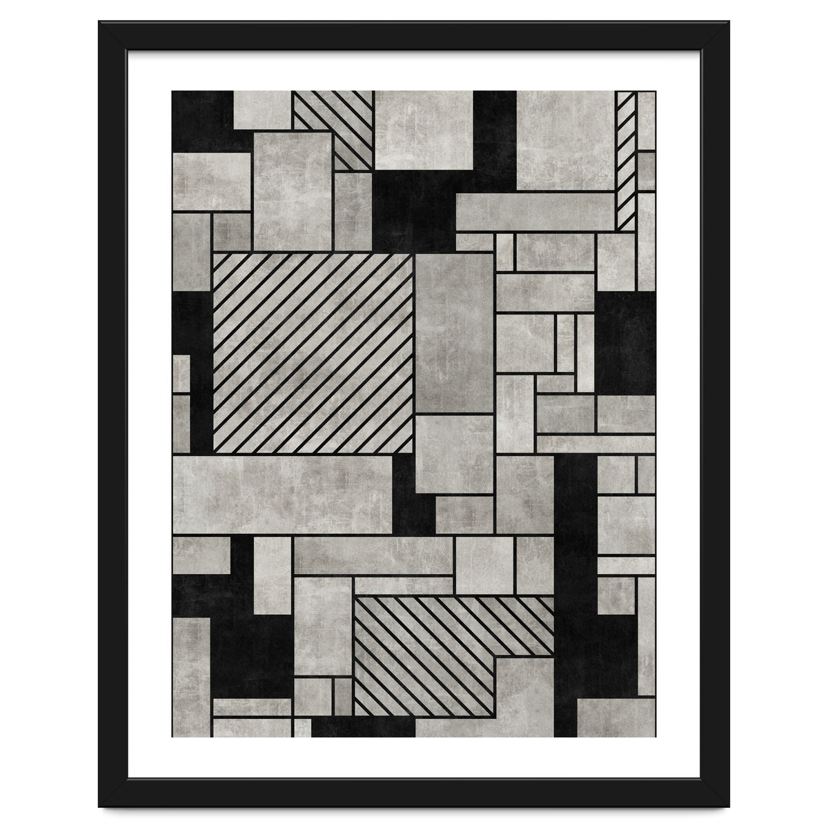 Random Concrete Pattern