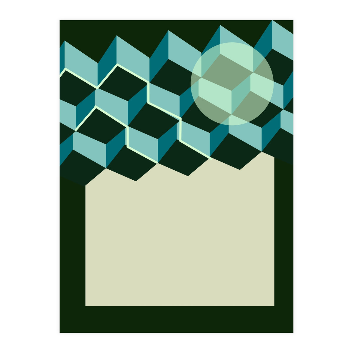 Aurora In The Mountains (Print Only)