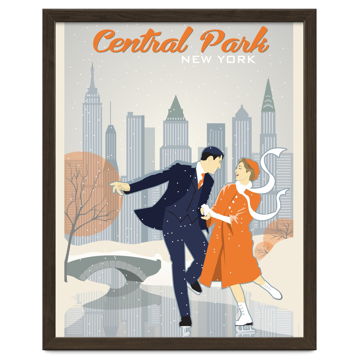 Skating in Central Park