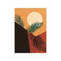 Bohemian Palm Tree Leaves (Print Only)