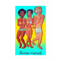 Bailando En La Playa 12 3d 2 (Print Only)