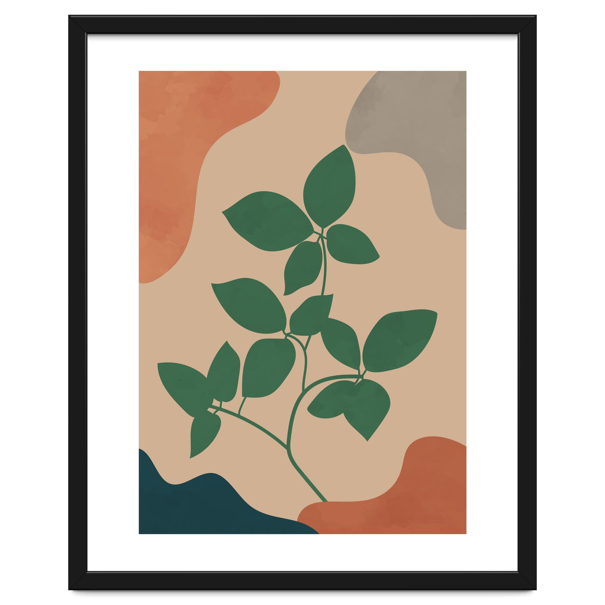 Botanical Neutral Earthy Tones