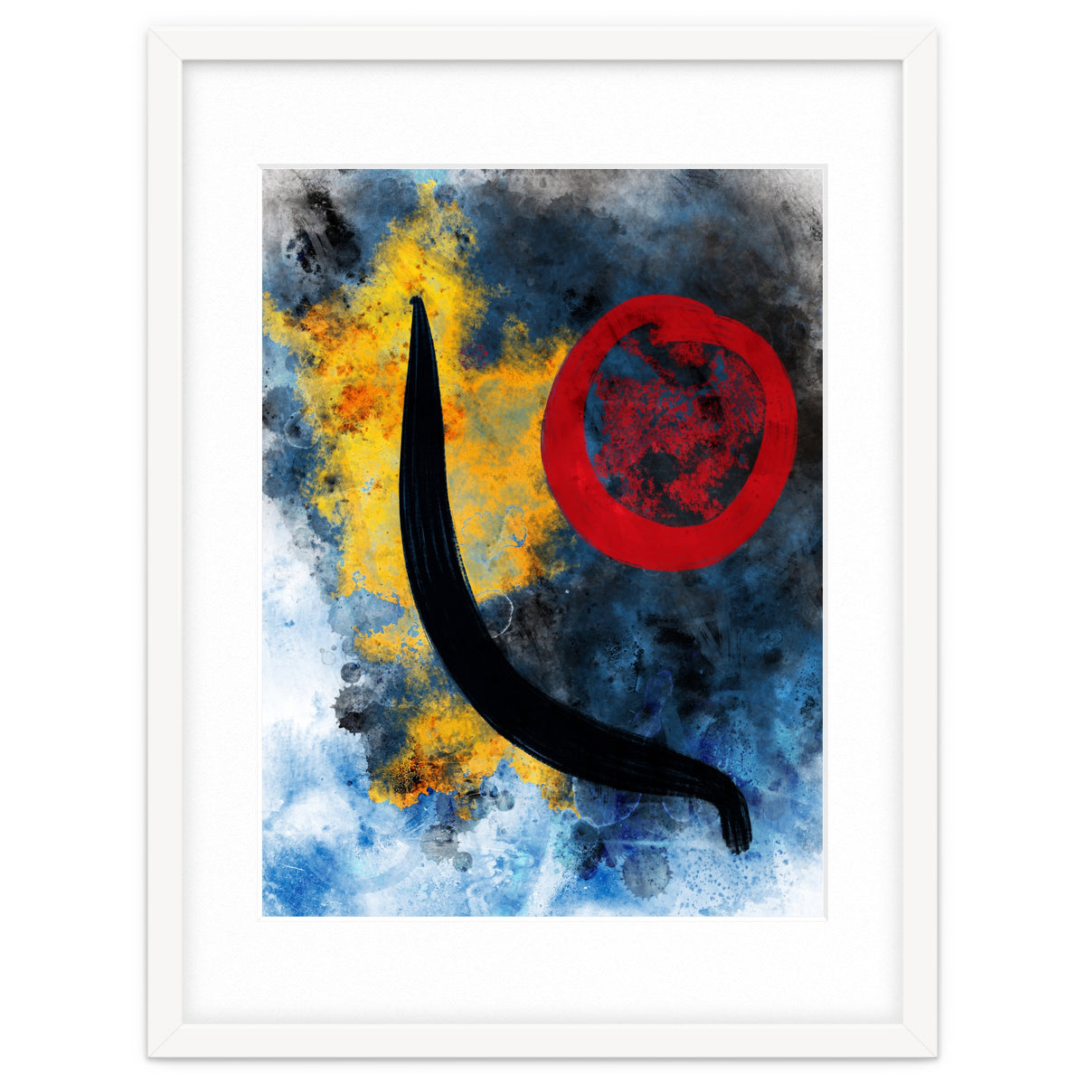 Abstract Calligraphy in the universe