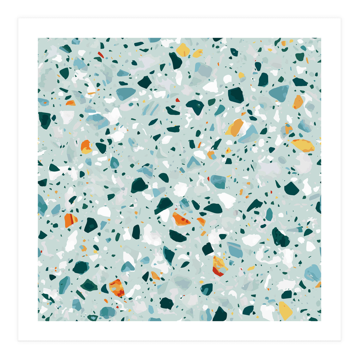 Mint Terrazzo (Print Only)