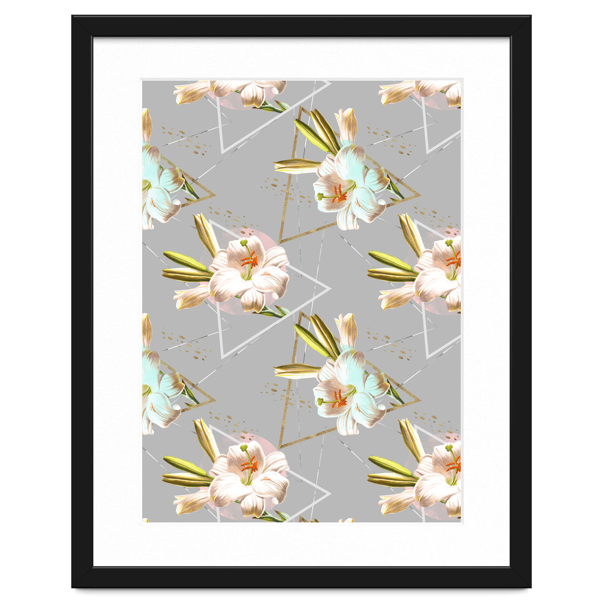 Botanical blooming with geometric 02