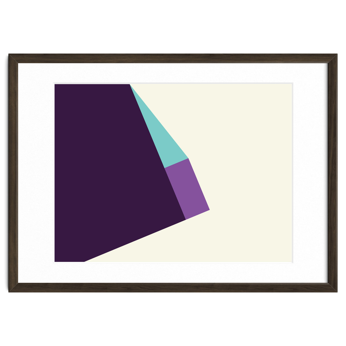 Geometric Shapes No. 42 -  lilac, blue & purple