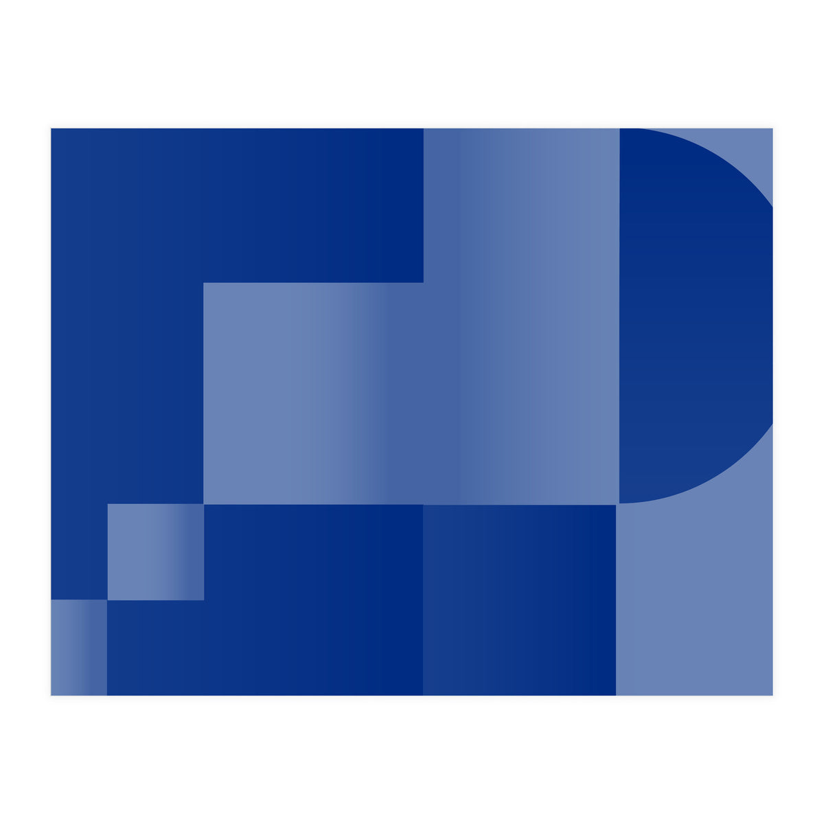 Beach at night | abstract modern (Print Only)