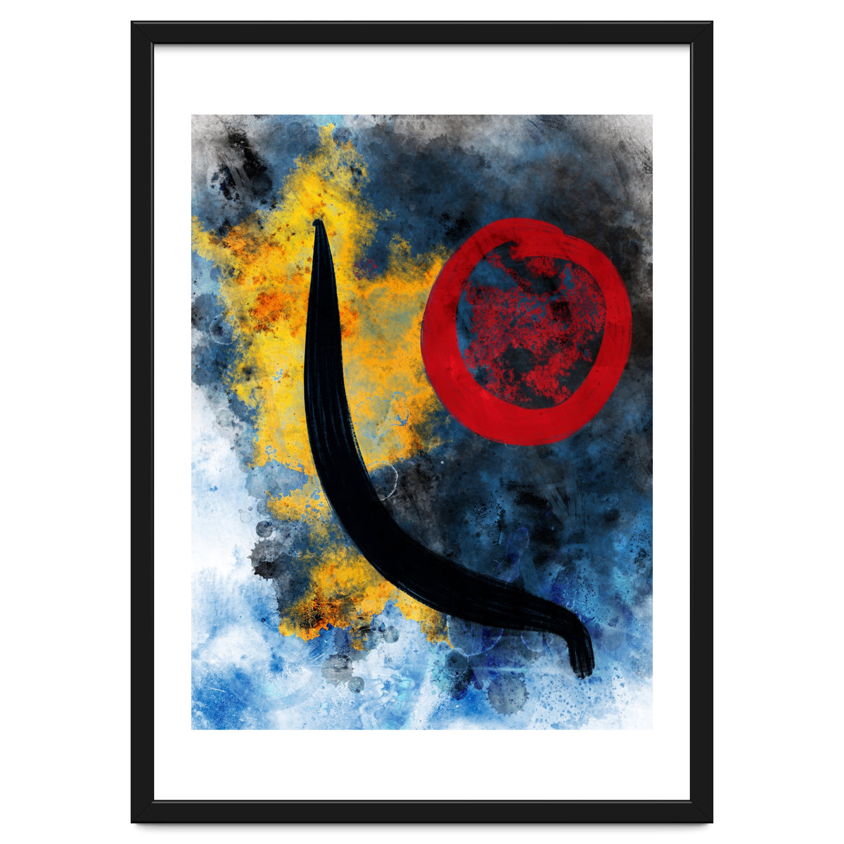 Abstract Calligraphy in the universe