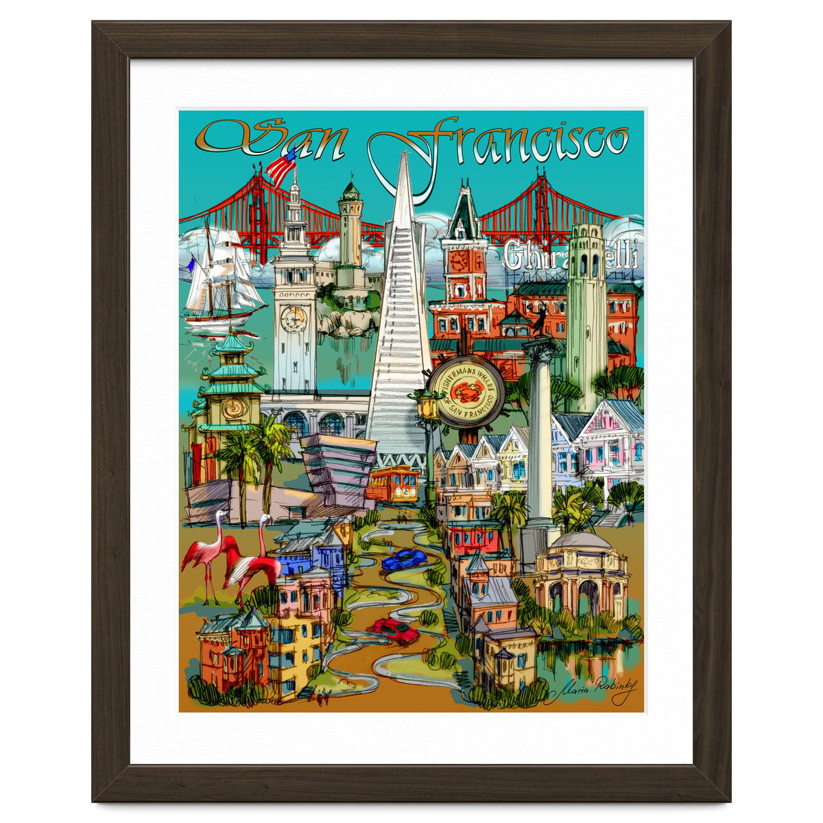 San Francisco Illustration