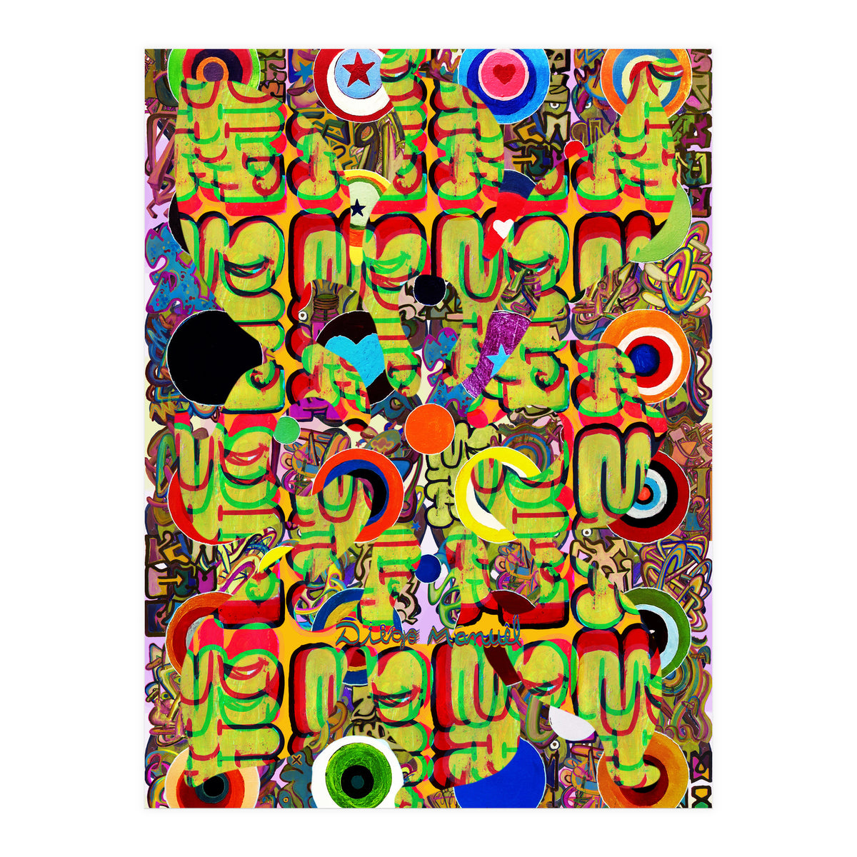 Fuego Y Graffiti 74 (Print Only)