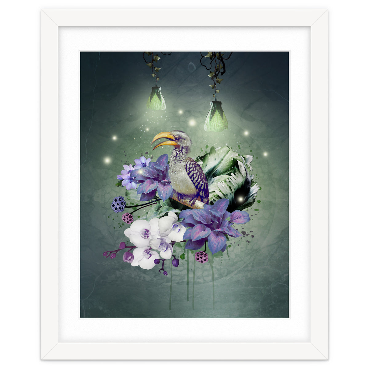 Floral Magic Hornbill