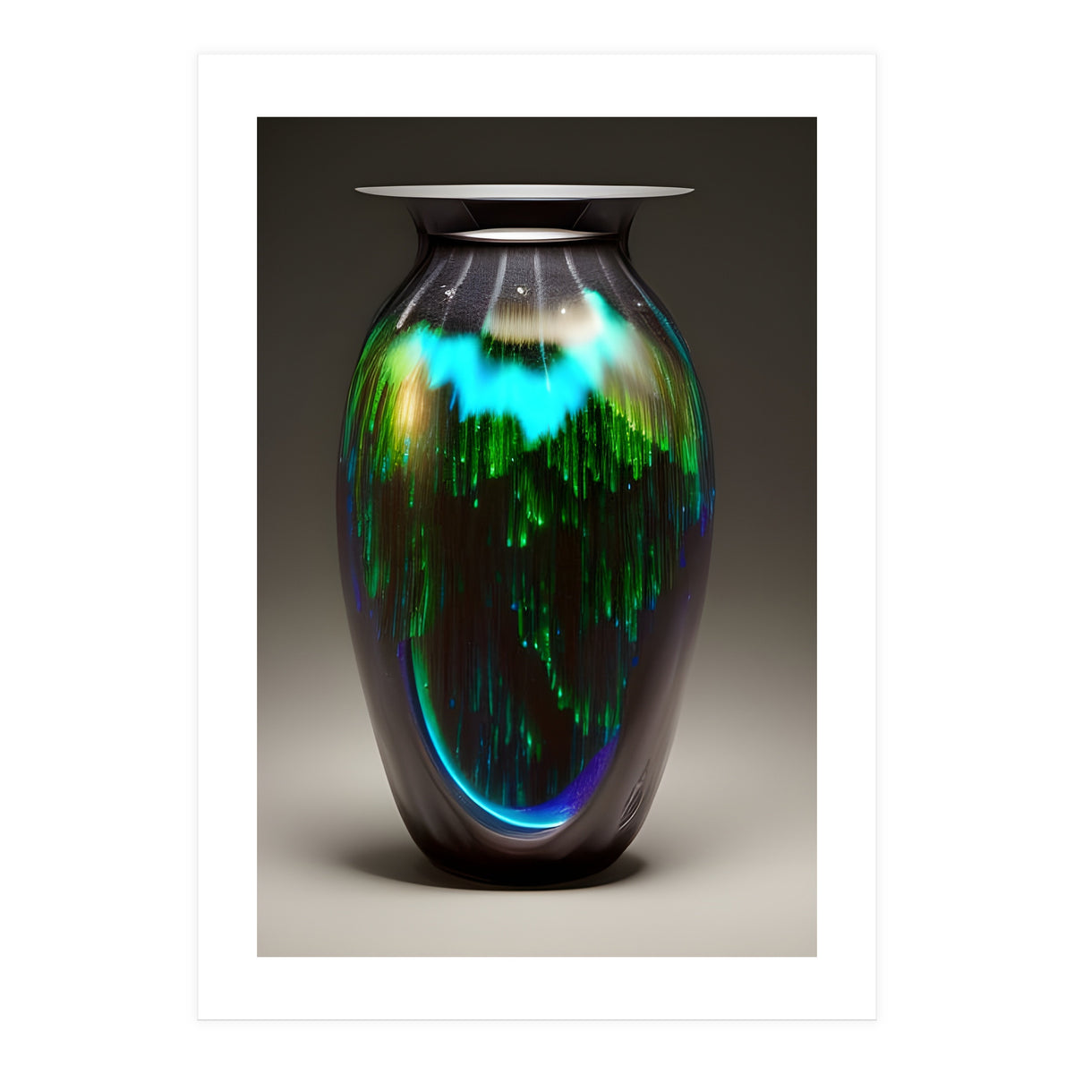 Antique Cosmic Vase Digital AI Art (Print Only)